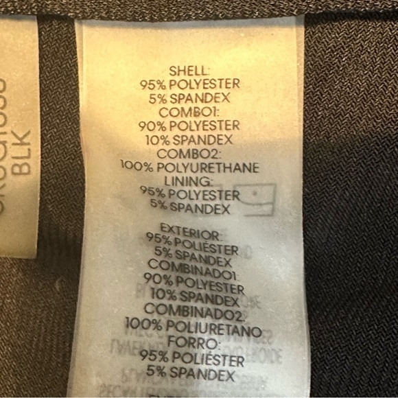 Calvin Klein Open Front Draped Faux Leather Suede Lightweight Jacket Black - Picture 5 of 7